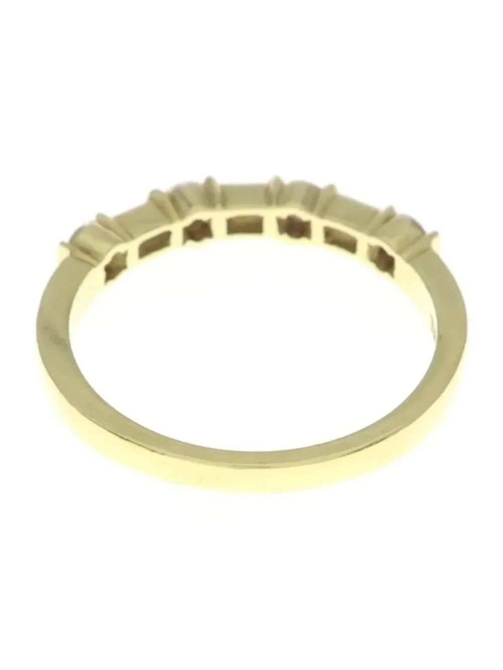 Tiffany & Co Forever Band Embrace Diamond Ring Yellow Gold
